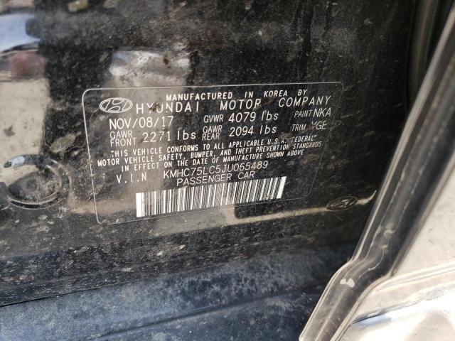 2018 HYUNDAI IONIQ SEL - KMHC75LC5JU065489