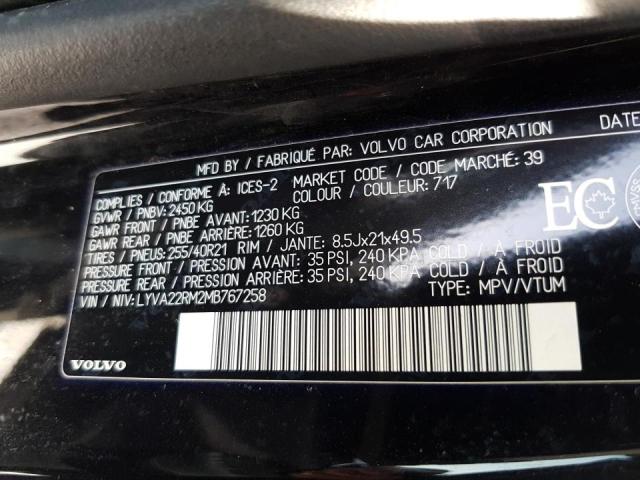 LYVA22RM2MB767258 2021 VOLVO XC60, photo no. 13