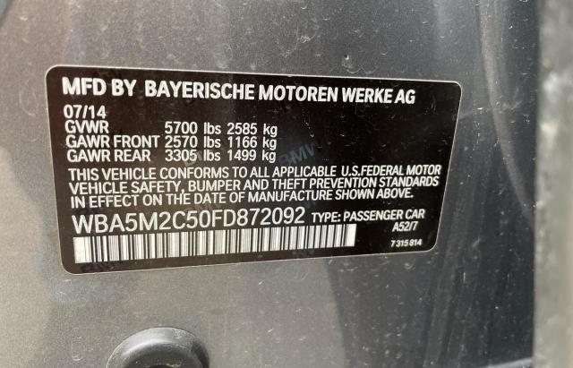 2015 BMW 535 IGT - WBA5M2C50FD872092