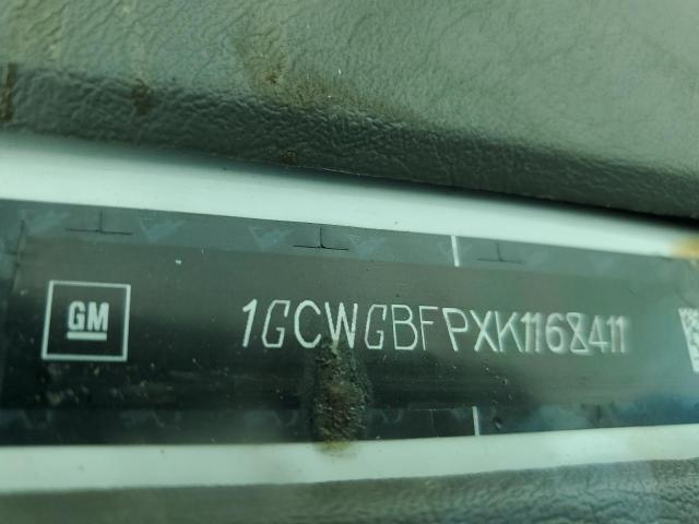 2019 CHEVROLET EXPRESS G2 - 1GCWGBFPXK1168411