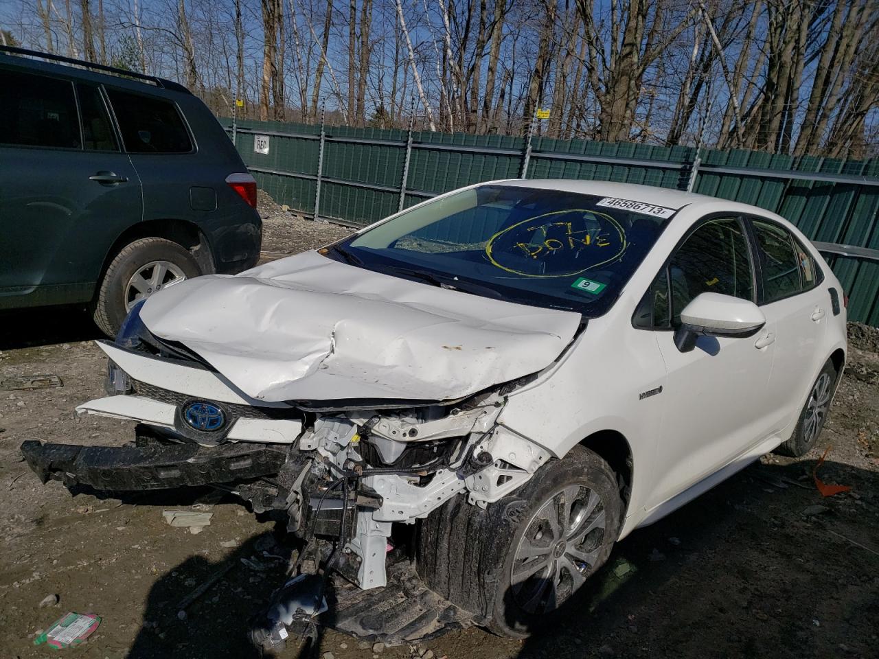 VIN: JTDEAMDE0MJ018028 2021 TOYOTA COROLLA
