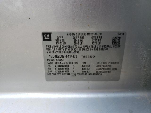 2015 CHEVROLET SILVERADO2 1GC4KZC89FF114473