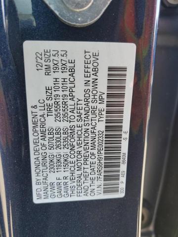 2023 HONDA CR-V SPORT 7FARS6H91PE002332
