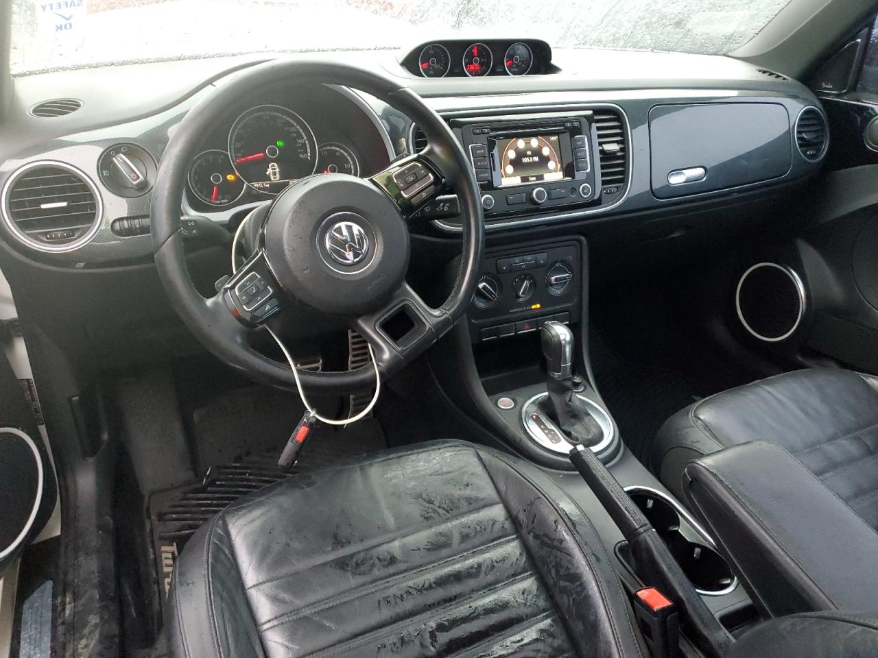 2013 Volkswagen Beetle Turbo VIN: 3VWVA7AT2DM607568 Lot: 46621093