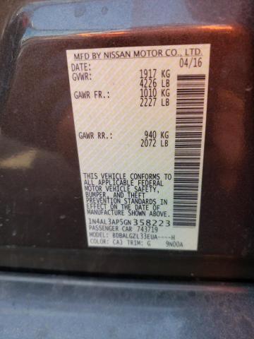 1N4AL3AP5GN358223 Nissan ALTIMA 2.5