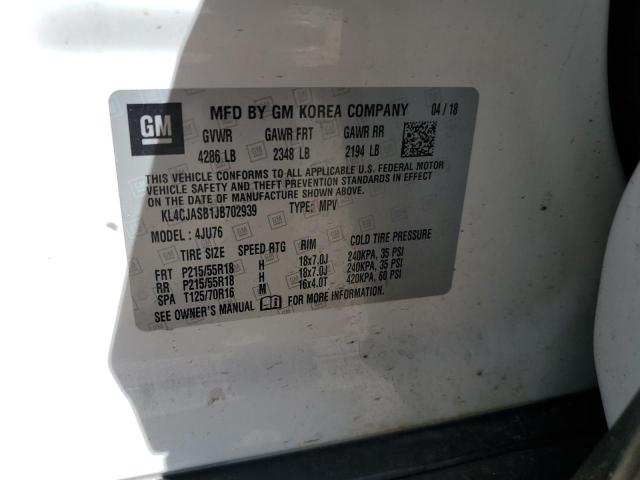 KL4CJASB1JB702939 Buick Encore Preferred