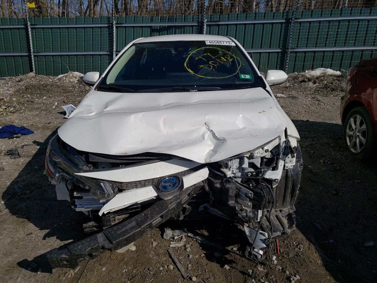 VIN: JTDEAMDE0MJ018028 2021 TOYOTA COROLLA