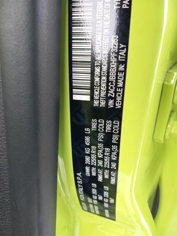 2017 JEEP RENEGADE L - ZACCJBBBXHPF32253