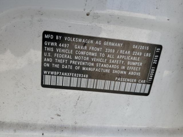 2015 VOLKSWAGEN CC SPORT - WVWBP7ANXFE828348