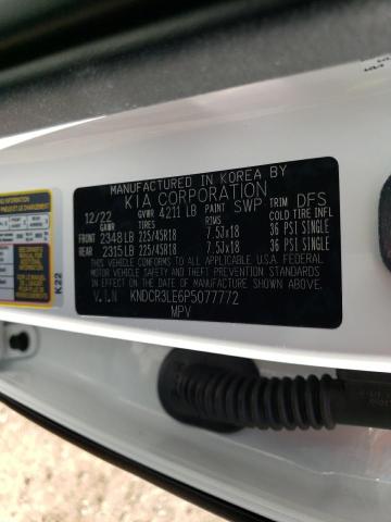 KNDCR3LE6P5077772 KIA NIRO EX