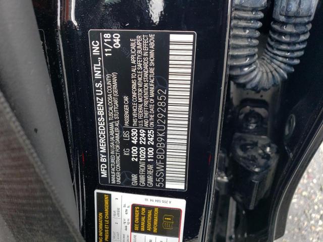55SWF8DB9KU292852 Mercedes-Benz C 300