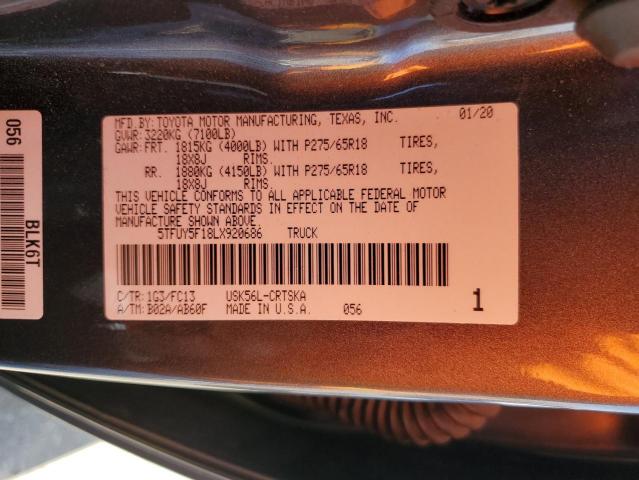 5TFUY5F18LX920686 Toyota Tundra Double Cab Sr/sr5