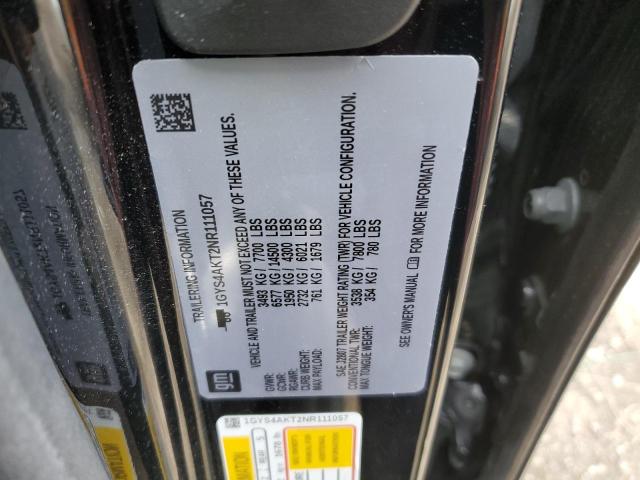 2022 CADILLAC ESCALADE L - 1GYS4AKT2NR111057