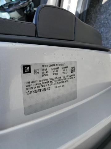 2015 CHEVROLET CORVETTE S - 1G1YH2D79F5118762