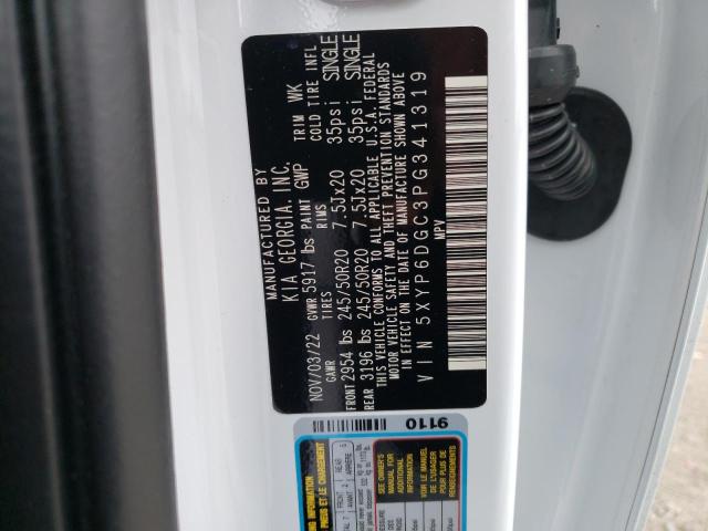 5XYP6DGC3PG341319 KIA Telluride S