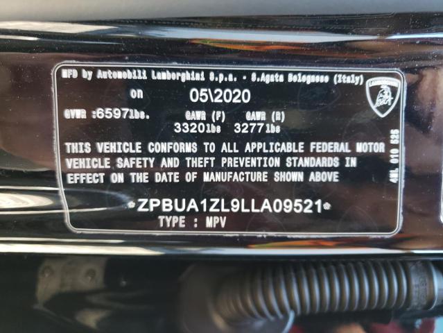 2020 LAMBORGHINI URUS ZPBUA1ZL9LLA09521
