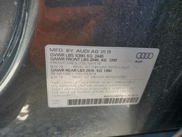 2015 AUDI Q5 PREMIUM - WA1LFAFP4FA091616