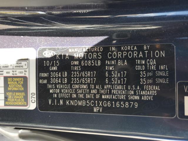 KNDMB5C1XG6165879 KIA SEDONA LX