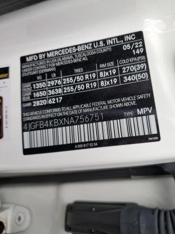 4JGFB4KBXNA756751 Mercedes-Benz Gle 350 4matic