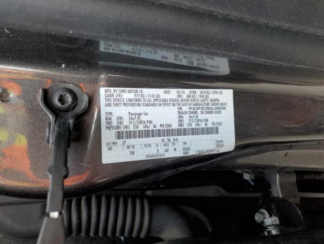 2016 FORD FOCUS SE - 1FADP3F29GL306006