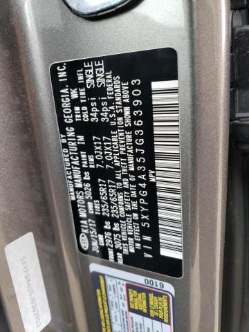 5XYPG4A35JG363903 KIA SORENTO LX