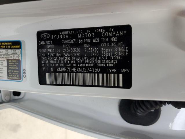 2021 HYUNDAI PALISADE C - KM8R7DHEXMU274150