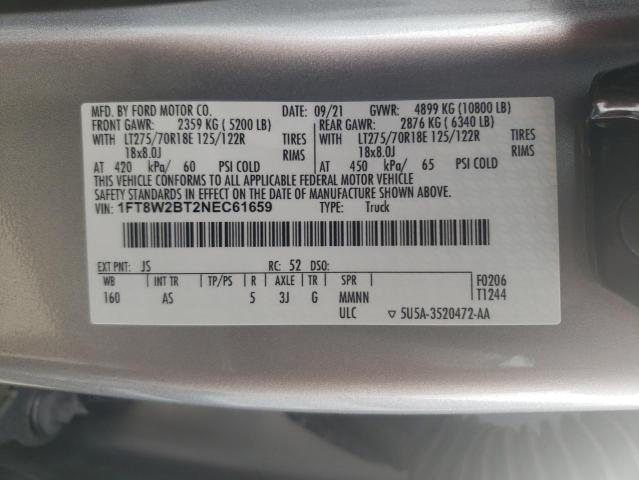 1FT8W2BT2NEC61659 Ford F250 Super Duty