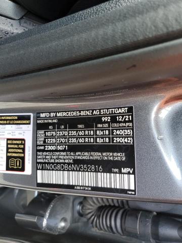 W1N0G8DB6NV352816 Mercedes-Benz GLC 300