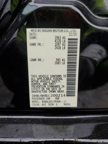 1N4BL4BV8LC200214 Nissan ALTIMA S
