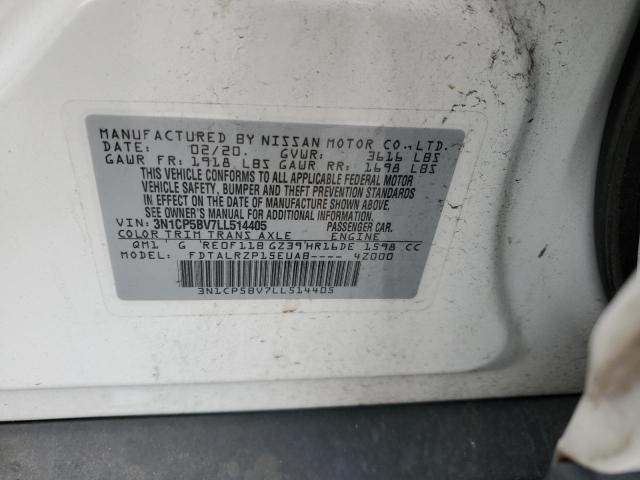 3N1CP5BV7LL514405 Nissan KICKS S
