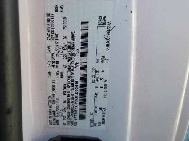 2016 FORD F150 - 1FTMF1CP3GKD03416
