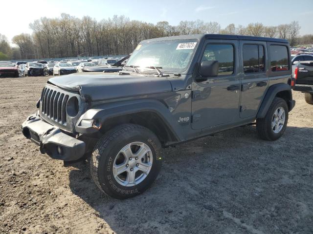 Jeep salvage cars for sale: 2019 Jeep Wrangler Unlimited Sport