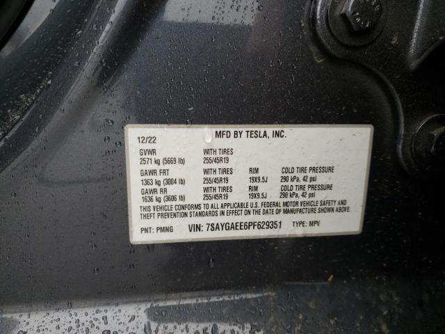 7SAYGAEE6PF629351 Tesla Model Y