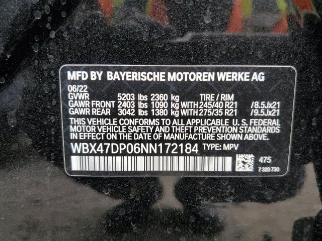 WBX47DP06NN172184 BMW X3 Sdrive30i