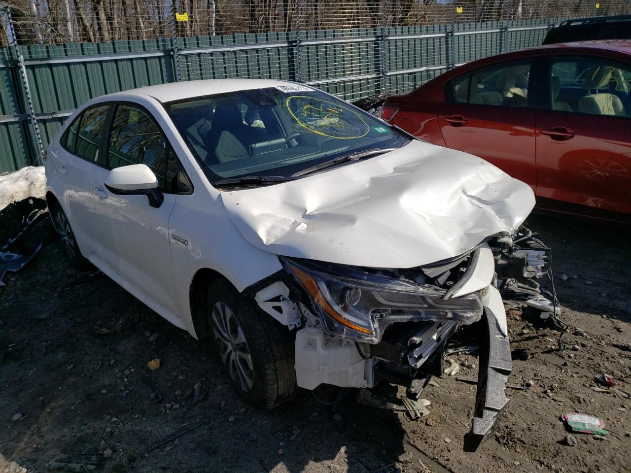 VIN: JTDEAMDE0MJ018028 2021 TOYOTA COROLLA