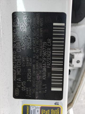 KNAGM4A75F5607719 KIA Optima Lx