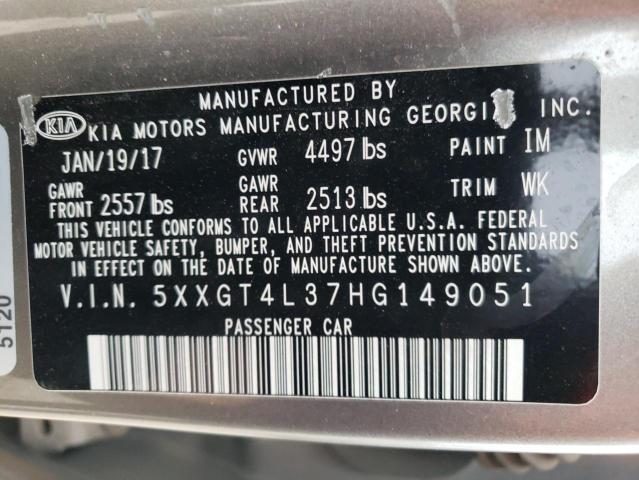 5XXGT4L37HG149051 KIA Optima Lx