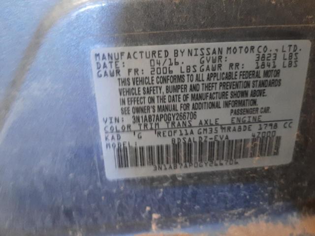 3N1AB7AP0GY266706 Nissan SENTRA S
