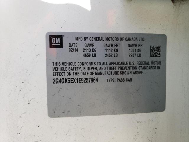 2G4GK5EX1E9257964 Buick Regal