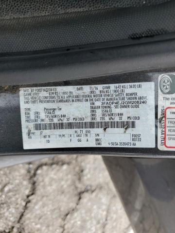 3FADP4EJ2GM208240 Ford FIESTA SE