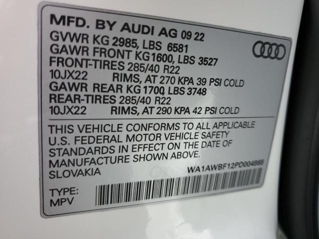 2023 AUDI SQ8 PREMIU - WA1AWBF12PD004868