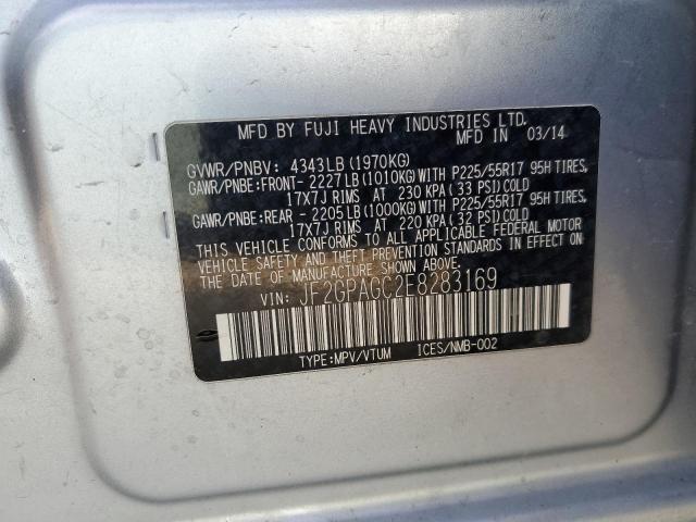 JF2GPAGC2E8283169 Subaru Xv Crosstrek 2.0 Limited