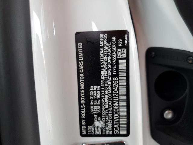 2021 ROLLS-ROYCE GHOST SCATV0C08MU204268