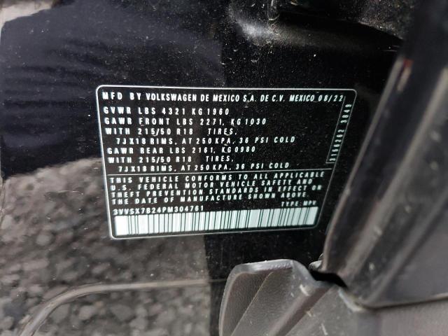 2023 VOLKSWAGEN TAOS SE - 3VVSX7B24PM304761