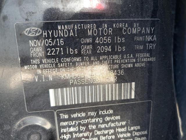 2017 HYUNDAI ELANTRA SP - KMHD04LB6HU318436