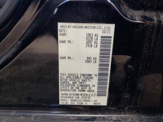1N4BL4CV1MN409122 Nissan ALTIMA SR