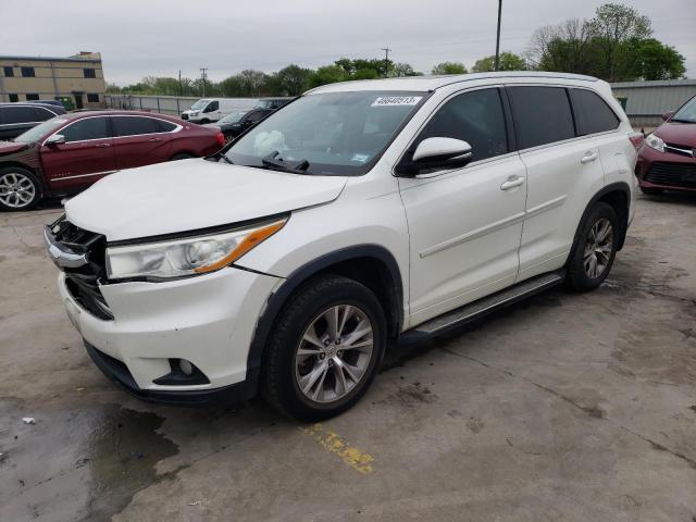 VIN 5TDKKRFH9ES035161 2014 Toyota Highlander, Xle no.1