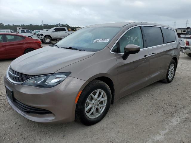 Salvage cars for sale at Houston, TX auction: 2017 Chrysler Pacifica Touring
