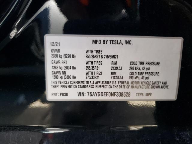 7SAYGDEF0NF338528 Tesla Model Y