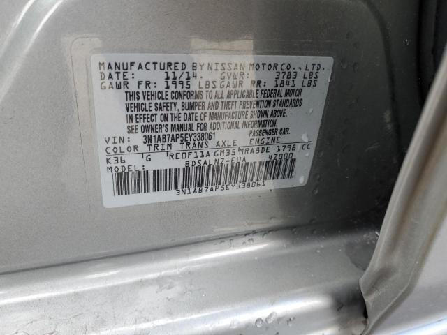 3N1AB7AP5EY338061 Nissan SENTRA S